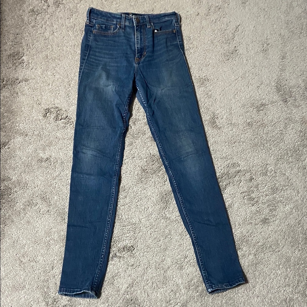 Hollister Ultra High Rise Super Skinny Jeans Indie Juniors Size 1 W25 L30